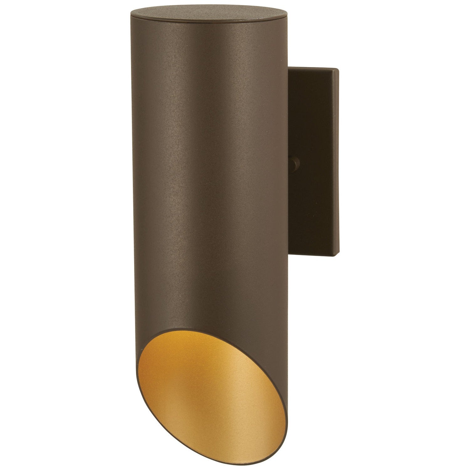 Minka-Lavery - 72611-287G - One Light Outdoor Wall Mount - Pineview Slope - Sand Bronze W/Gold