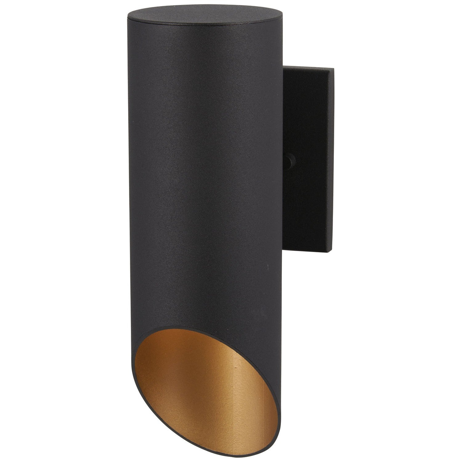 Minka-Lavery - 72611-66G - One Light Outdoor Wall Mount - Pineview Slope - Coal W/Gold