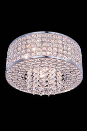 Elegant Lighting - V2914F12C/RC - Four Light Flush Mount - Amelie - Chrome