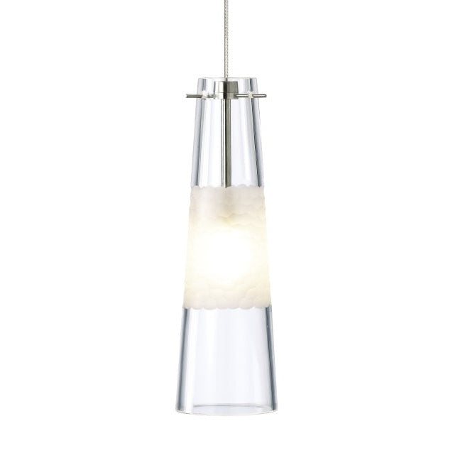 Visual Comfort Modern - 700FJBONCS - One Light Pendant - Bonn - Satin Nickel