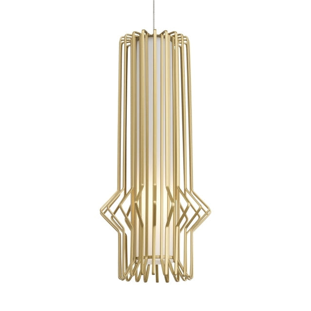 Visual Comfort Modern - 700FJSYRGS - One Light Pendant - Syrma - Satin Nickel