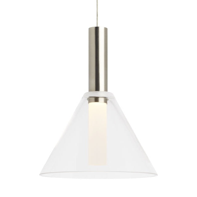 Visual Comfort Modern - 700KLMEZCS-LED930 - LED Pendant - Mezz - Satin Nickel