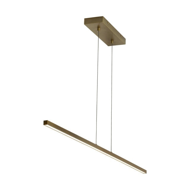 Visual Comfort Modern - 700LSESN1R-LED930 - LED Linear Suspension - Essence - Aged Brass
