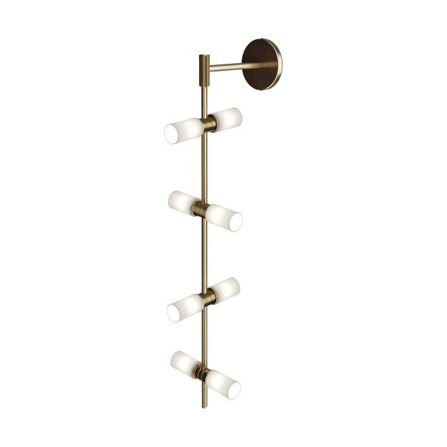 Visual Comfort Modern - 700MDWS3CRR - LED Wall Sconce - ModernRail - Aged Brass