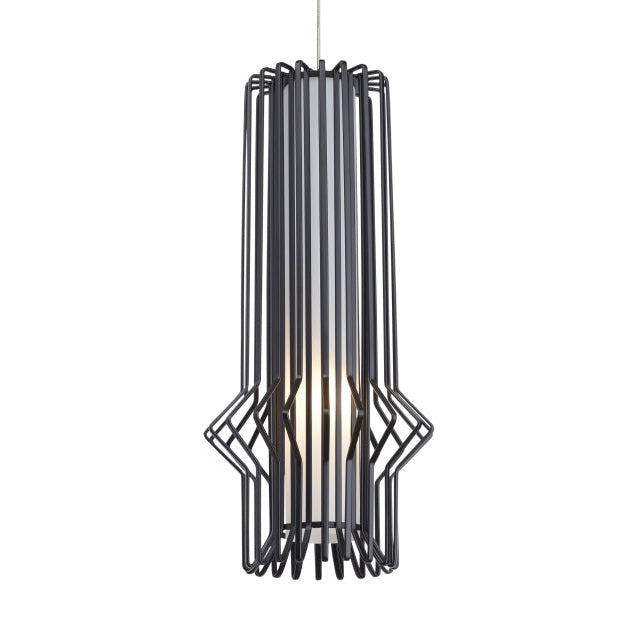 Visual Comfort Modern - 700MPSYRBS - One Light Pendant - Syrma - Satin Nickel