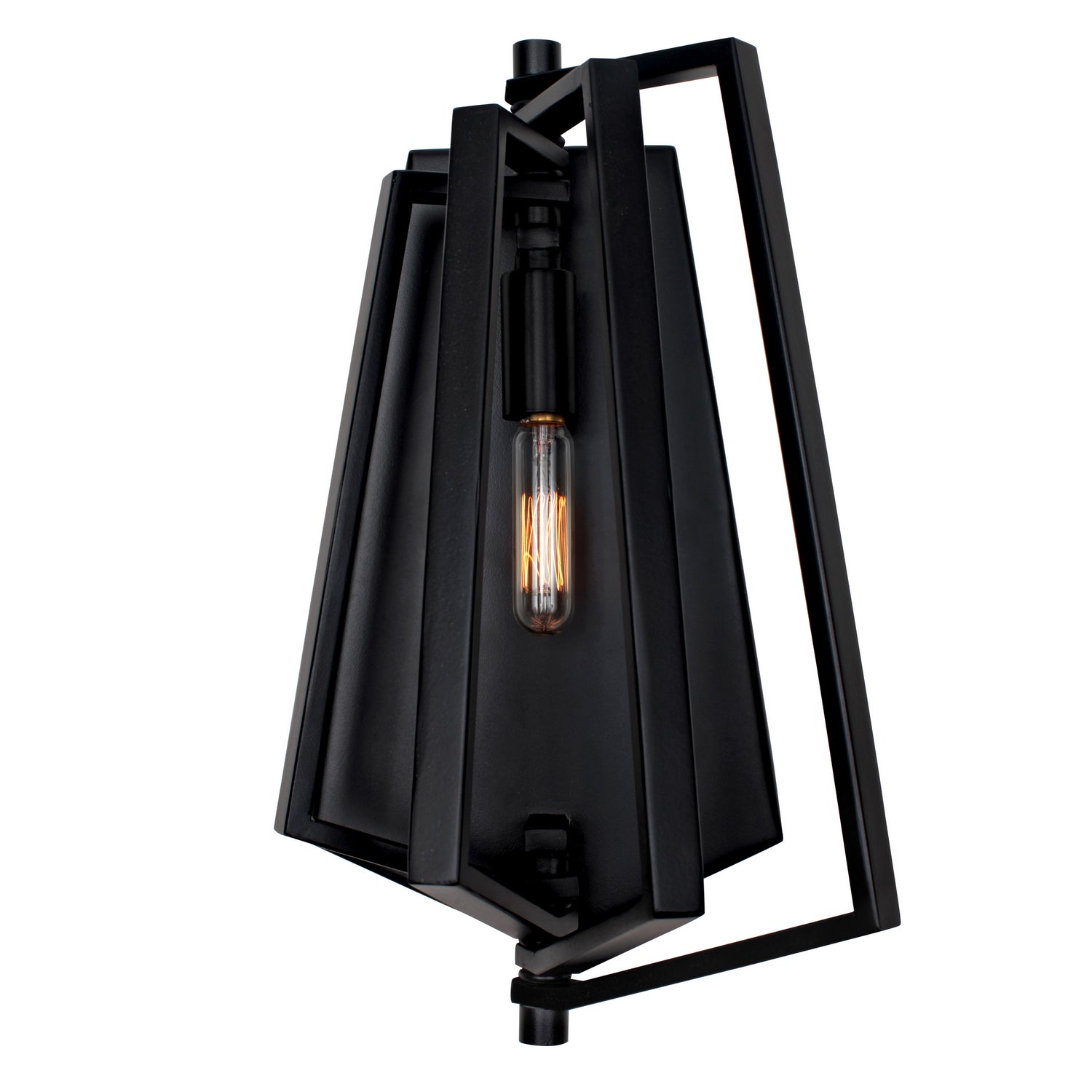 Varaluz - 262W01BL - One Light Wall Sconce - Gymnast - Black