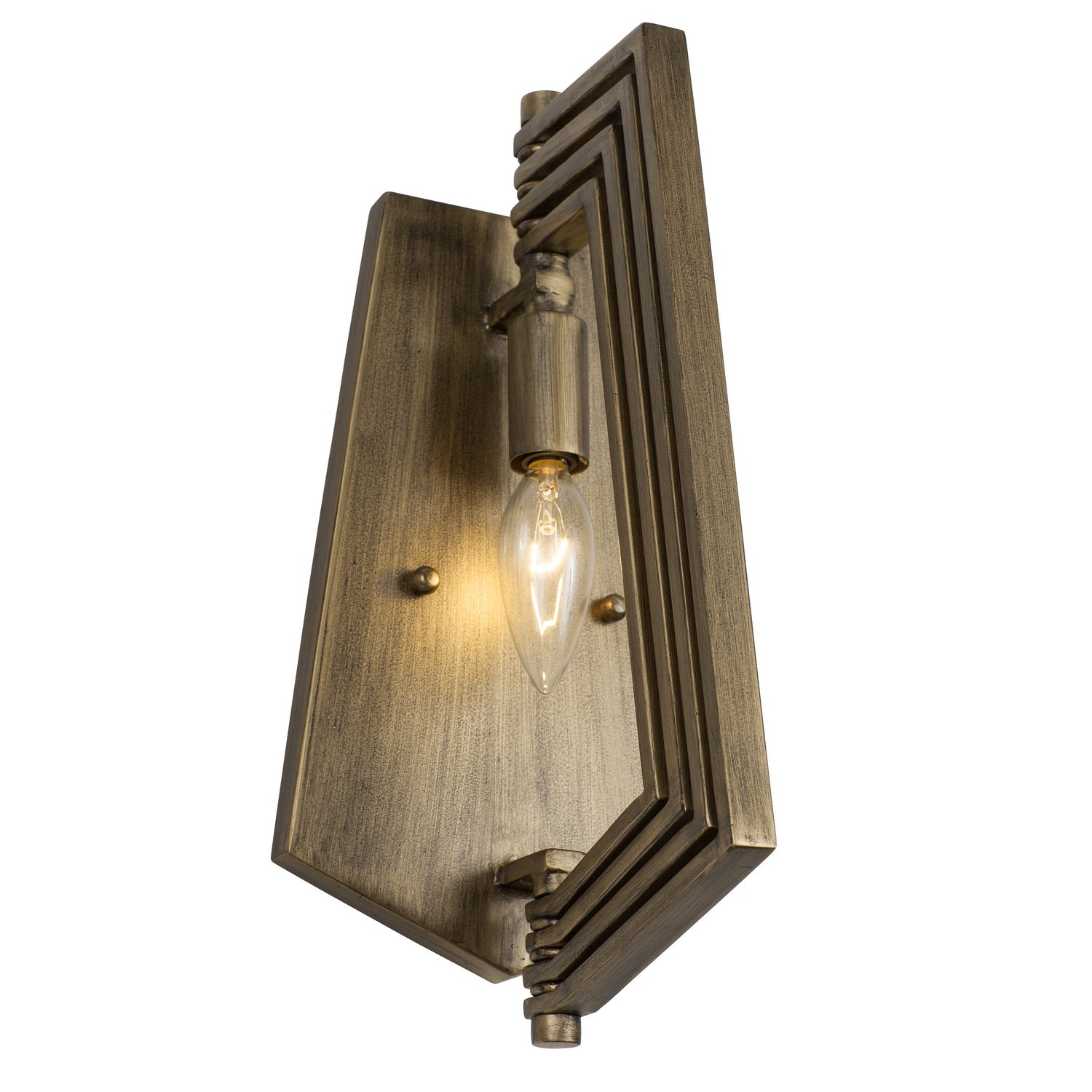 Varaluz - 262W01HG - One Light Wall Sconce - Gymnast - Havana Gold