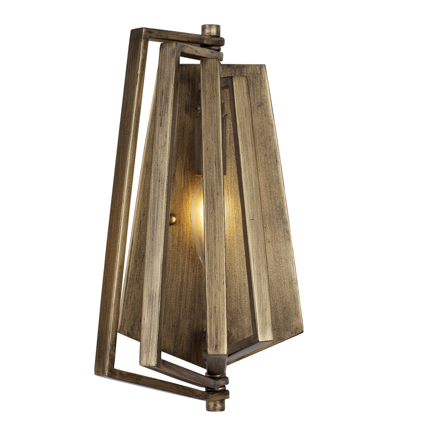 Varaluz - 262W01HG - One Light Wall Sconce - Gymnast - Havana Gold