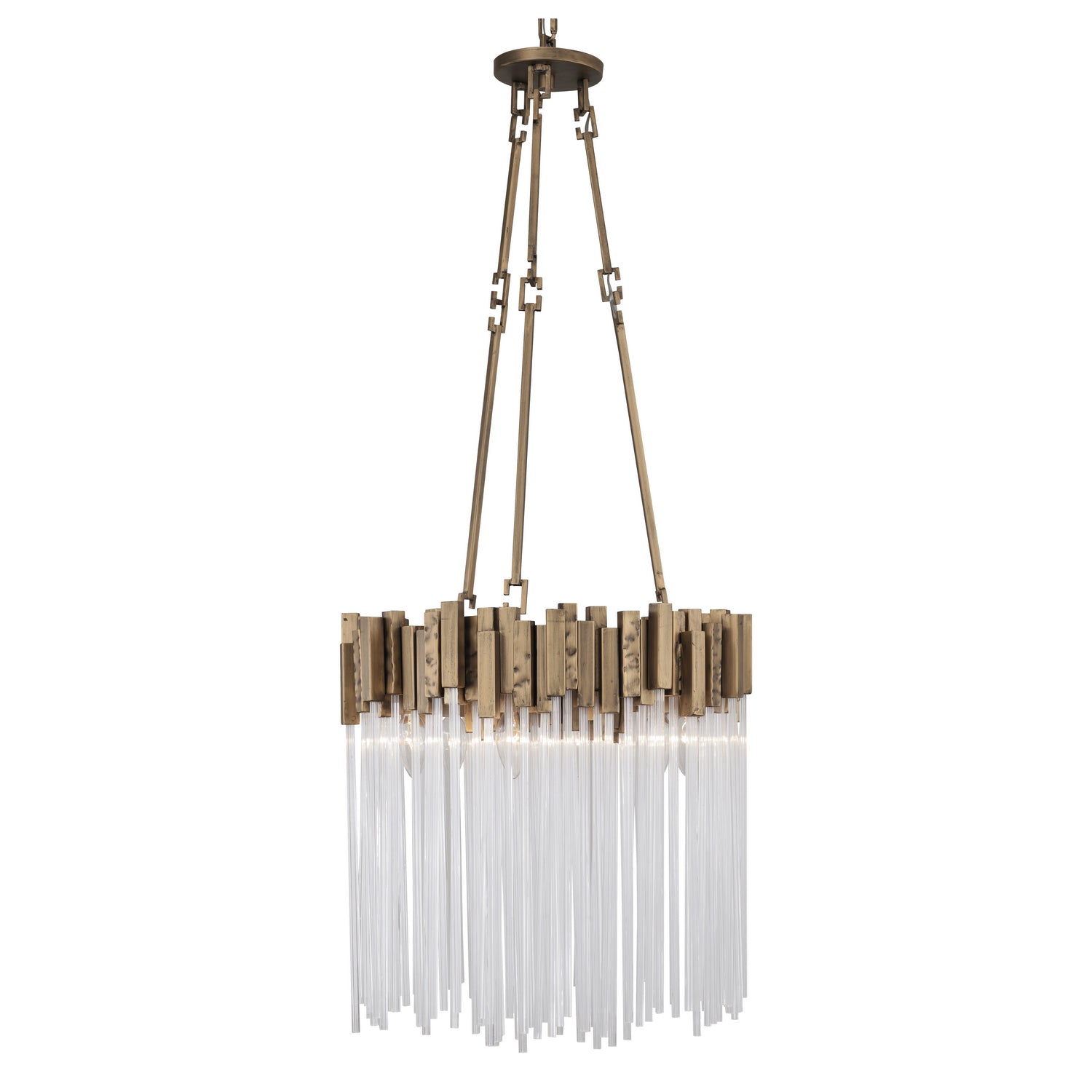 Varaluz - 309P06HG - Six Light Pendant - Matrix - Havana Gold