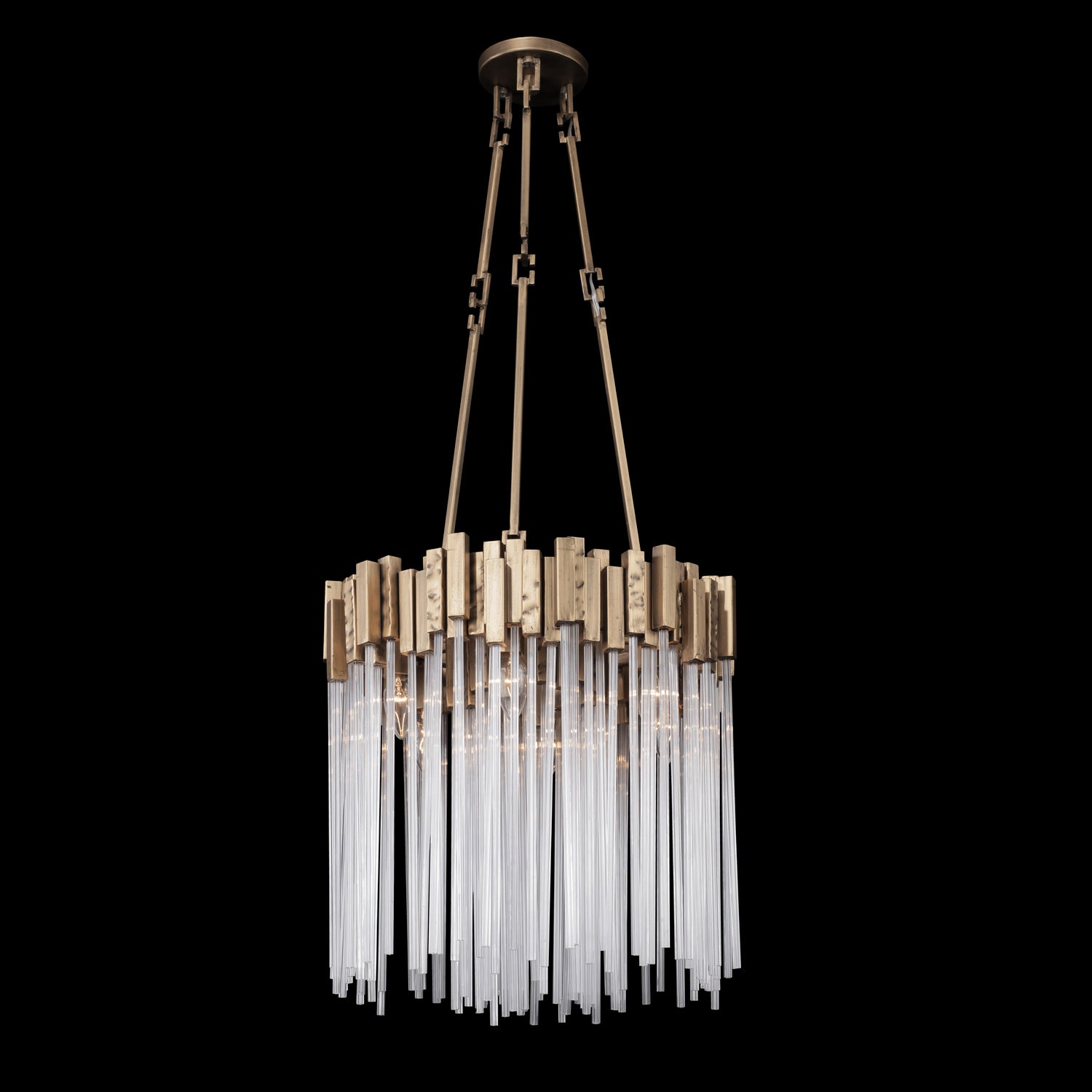 Varaluz - 309P06HG - Six Light Pendant - Matrix - Havana Gold