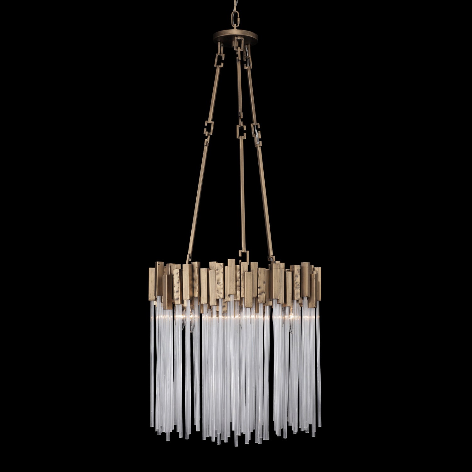 Varaluz - 309P06HG - Six Light Pendant - Matrix - Havana Gold