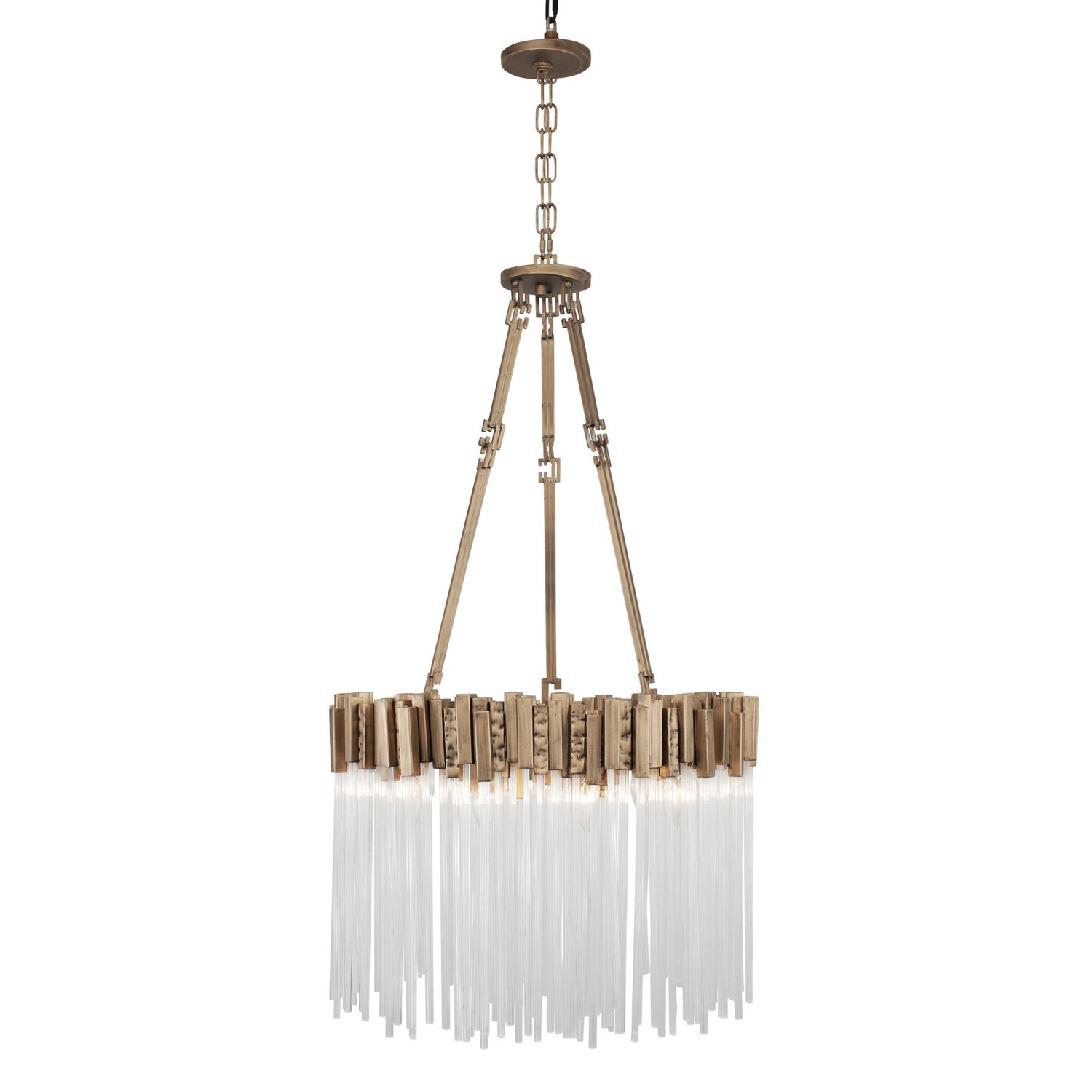 Varaluz - 309P06HG - Six Light Pendant - Matrix - Havana Gold