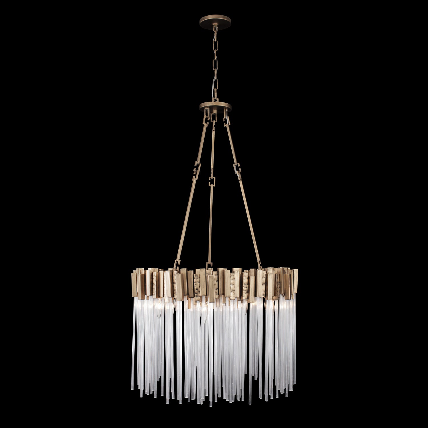 Varaluz - 309P09HG - Nine Light Pendant - Matrix - Havana Gold