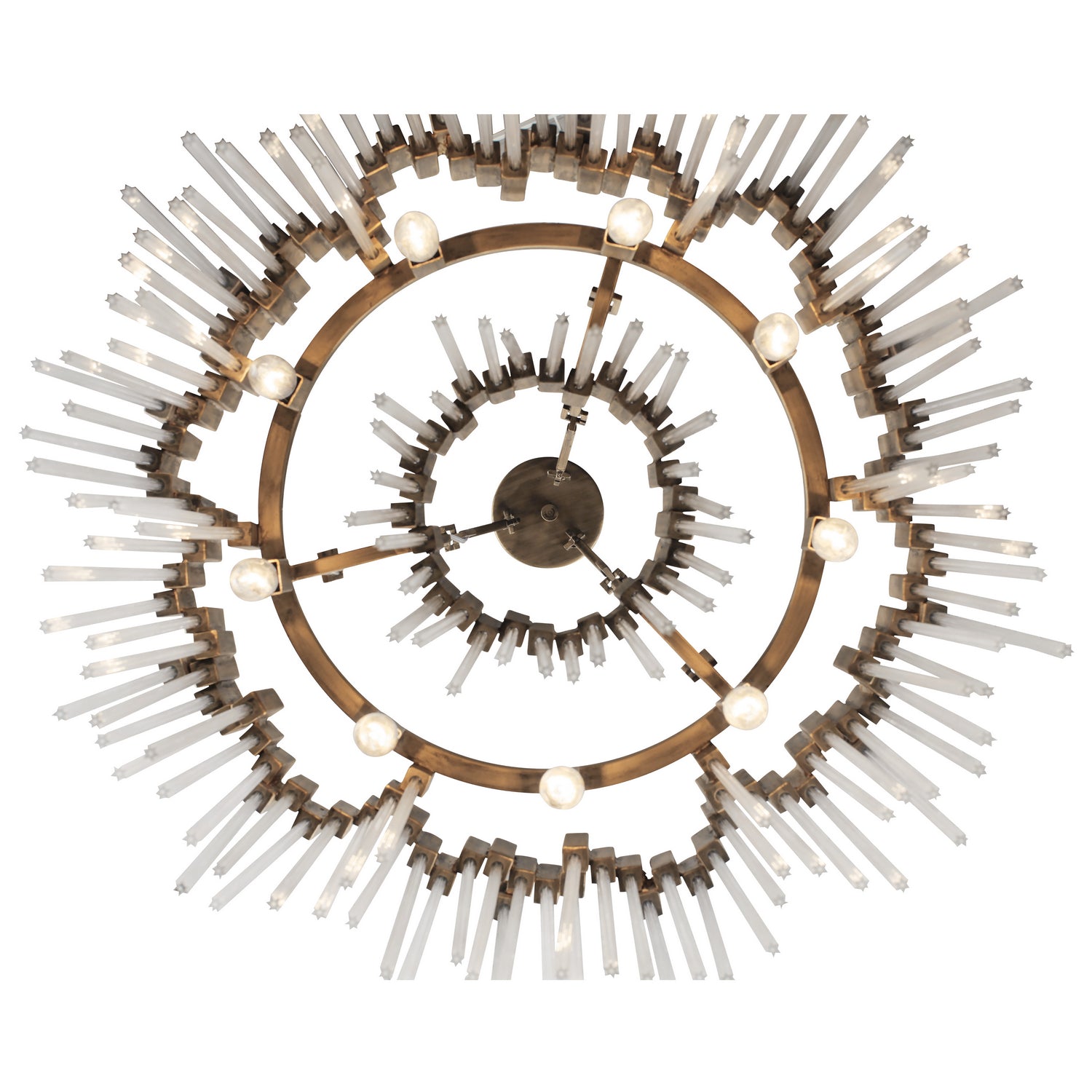 Varaluz - 309P09HG - Nine Light Pendant - Matrix - Havana Gold