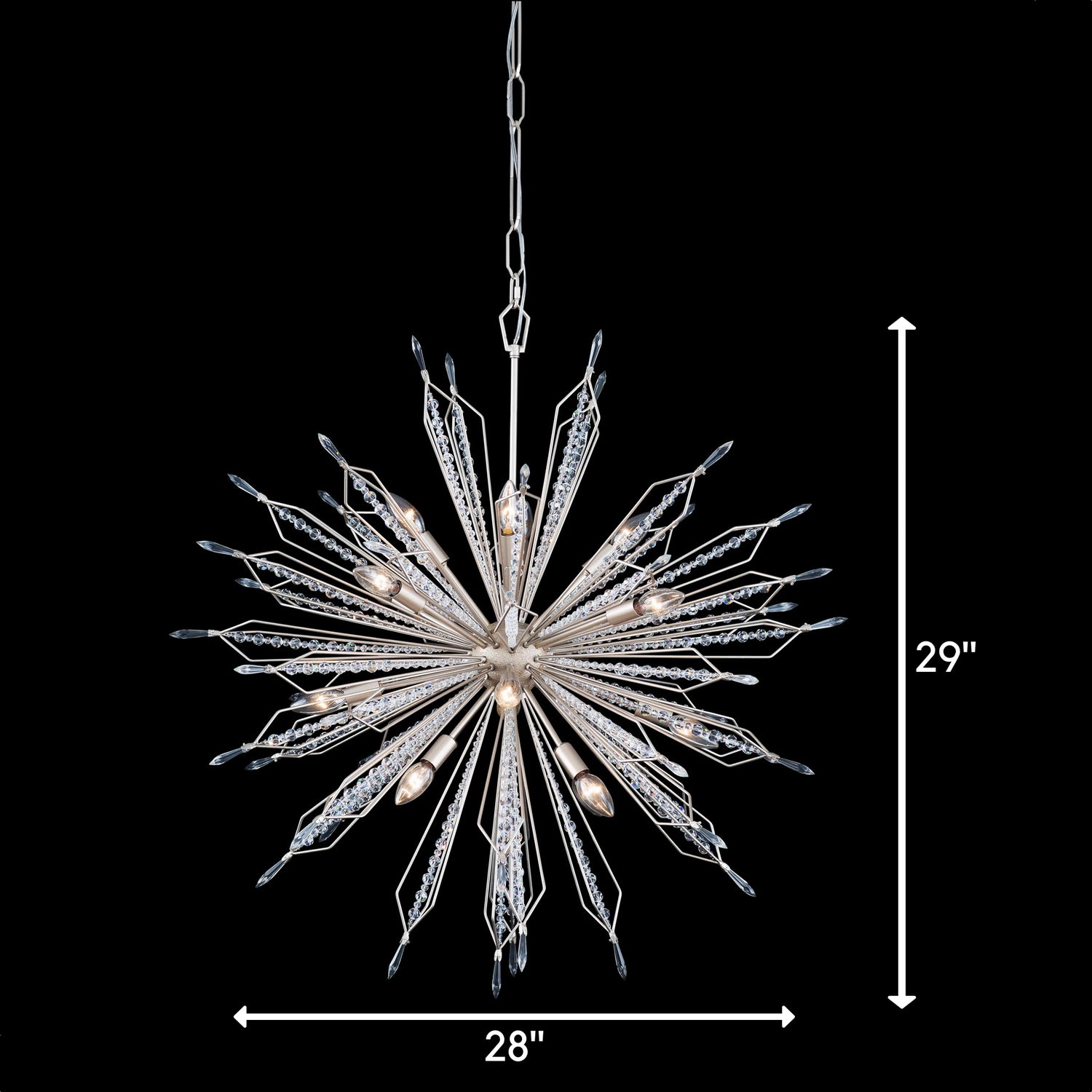 Varaluz - 311P12GD - 12 Light Pendant - Orbital - Gold Dust