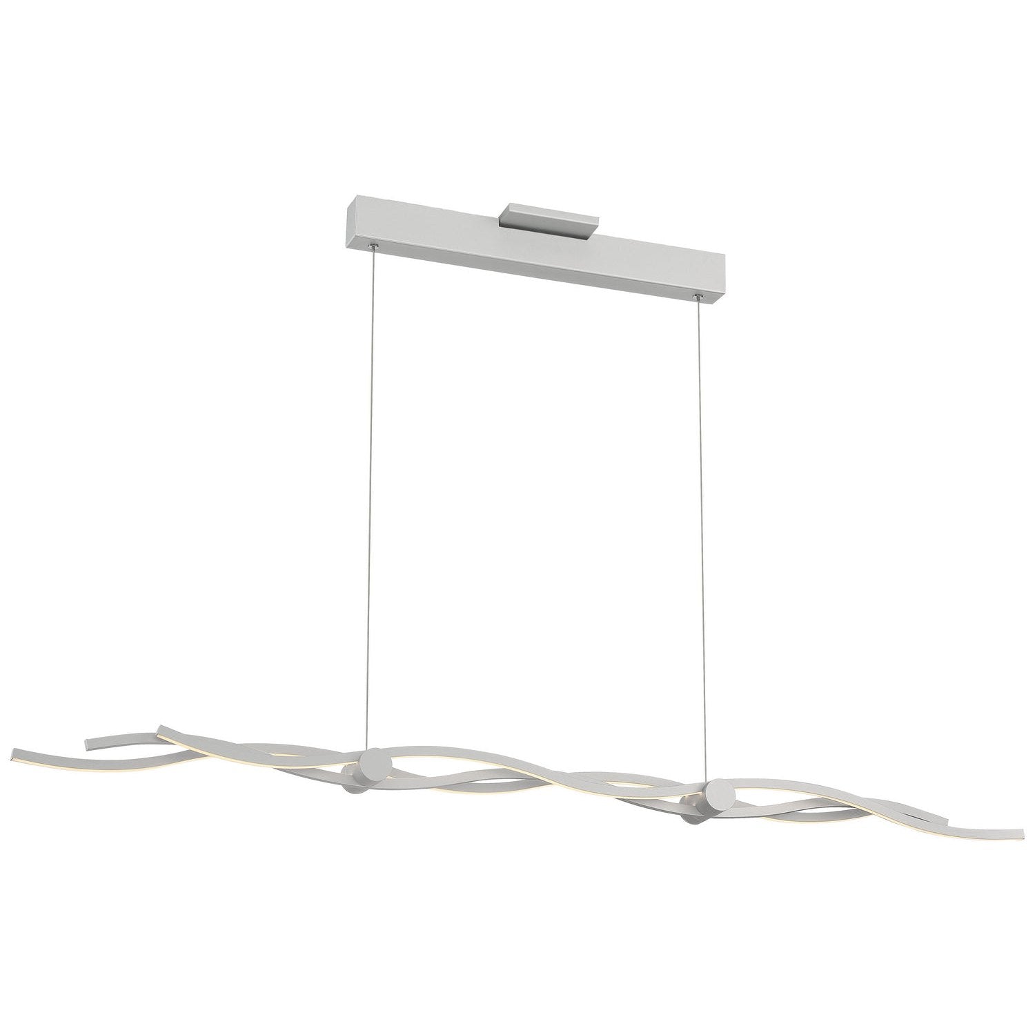 George Kovacs - P1153-609-L - LED Island Pendant - Tidalist - Silver