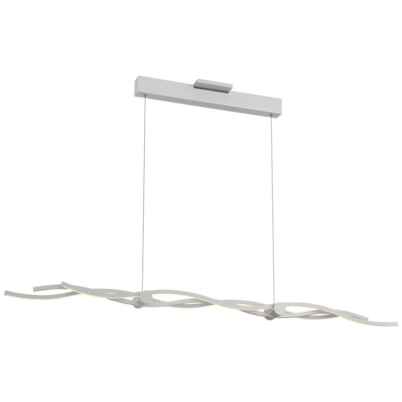 George Kovacs - P1153-609-L - LED Island Pendant - Tidalist - Silver