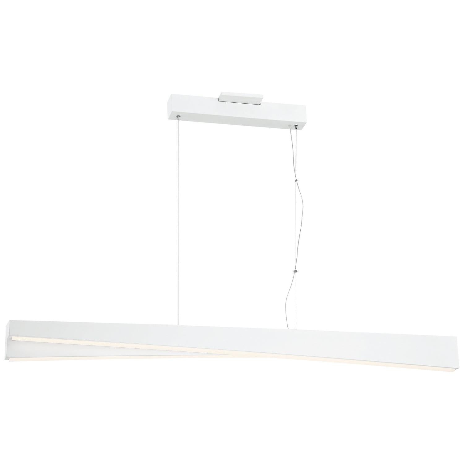 George Kovacs - P1155-655-L - LED Island Pendant - So Inclined - Sand White