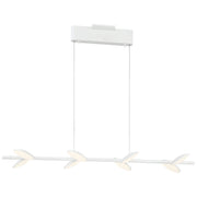 George Kovacs - P1156-044B-L - LED Island Pendant - Eyespy - Matte White