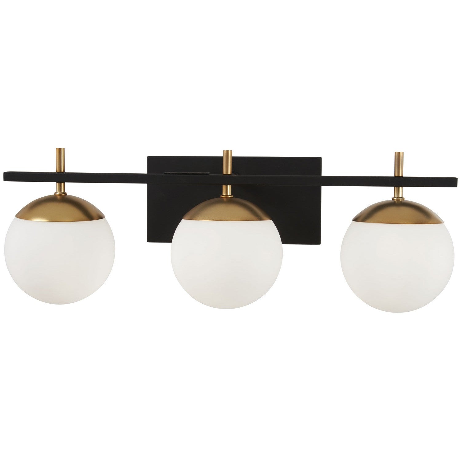 George Kovacs - P1353-618 - Three Light Bath - Alluria - Weathered Black W/Autumn Gold