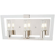 George Kovacs - P1373-613 - Three Light Bath - Crystal Chrome - Polished Nickel