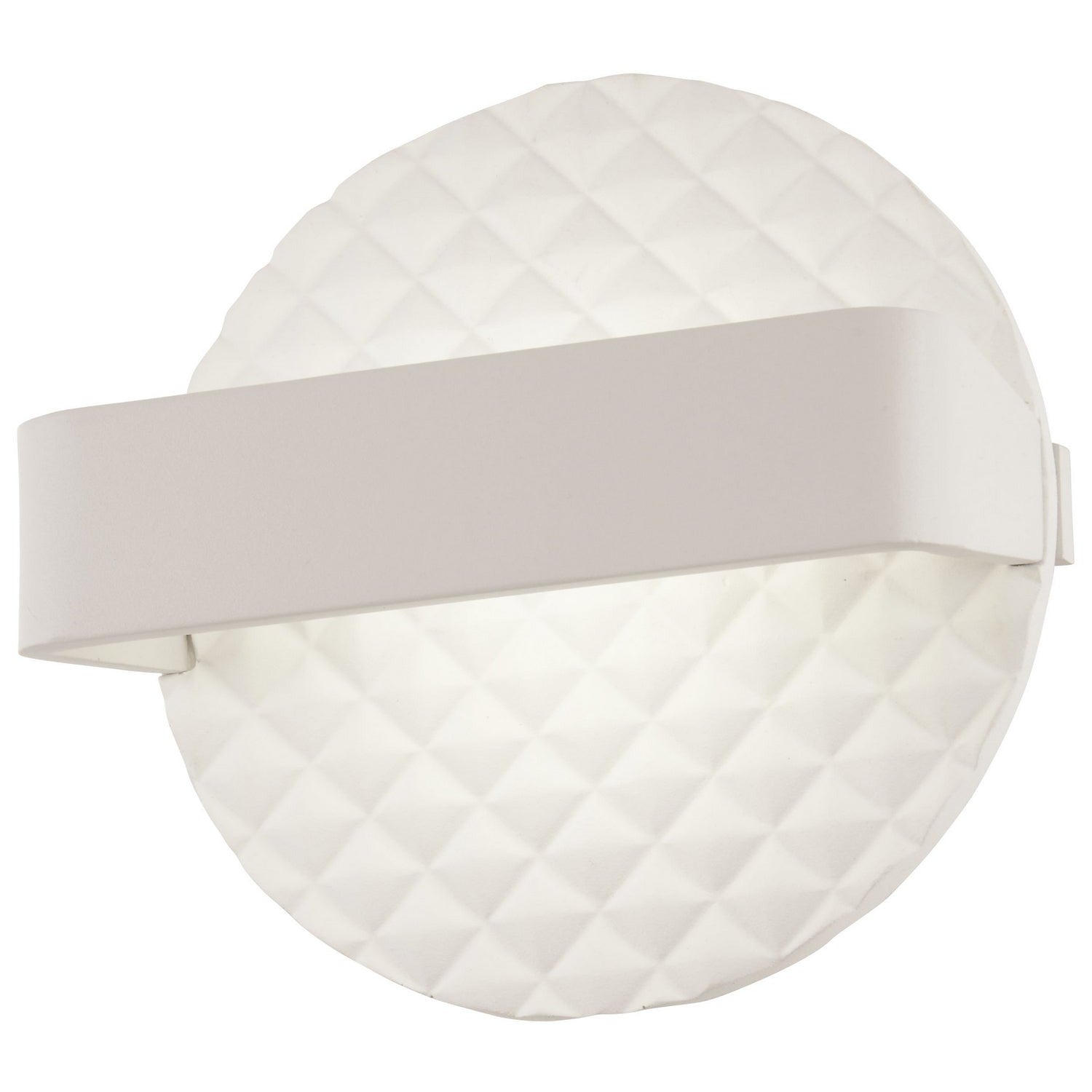 George Kovacs - P1773-044B-L - LED Wall Sconce - Quilted - Matte White