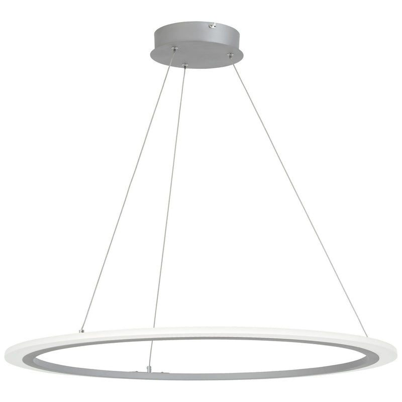 George Kovacs - P8141-609-L - LED Pendant - Discovery - Silver