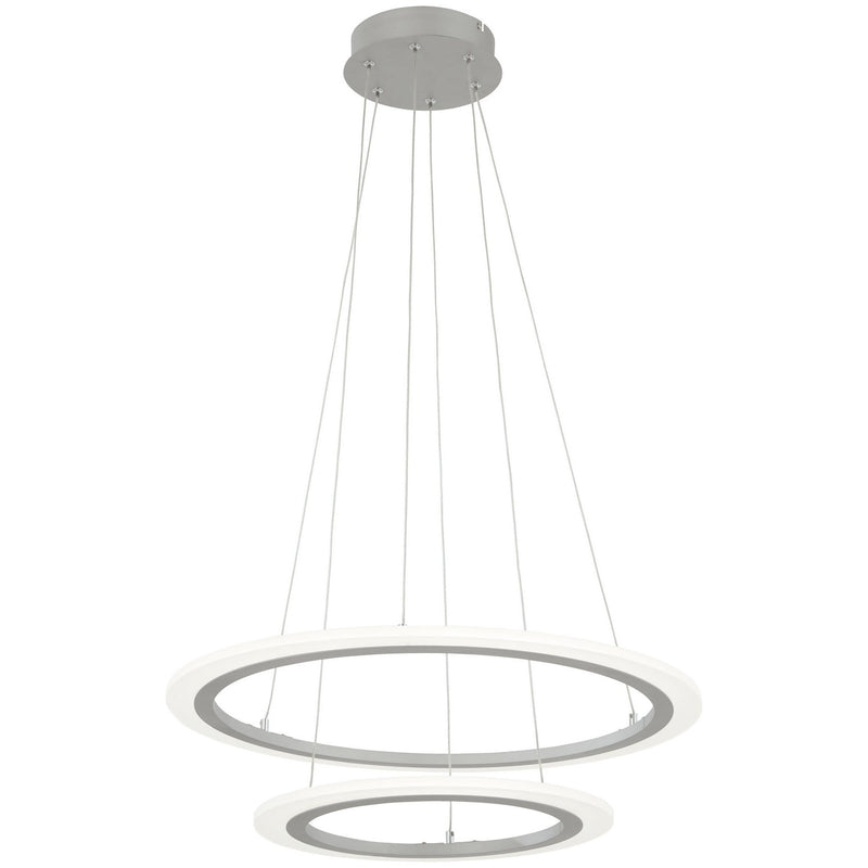 George Kovacs - P8142-609-L - LED Pendant - Discovery - Silver