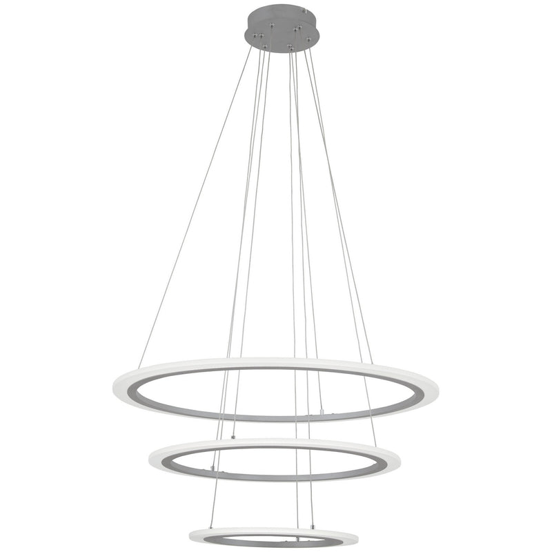 George Kovacs - P8143-609-L - LED Pendant - Discovery - Silver