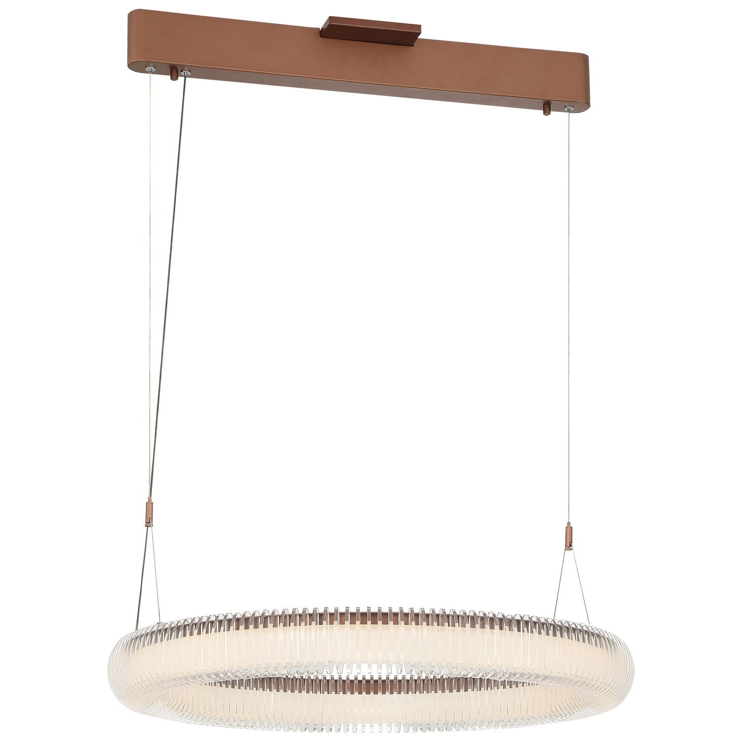 George Kovacs - P8172-670-L - LED Pendant - Roulette - Satin Bronze