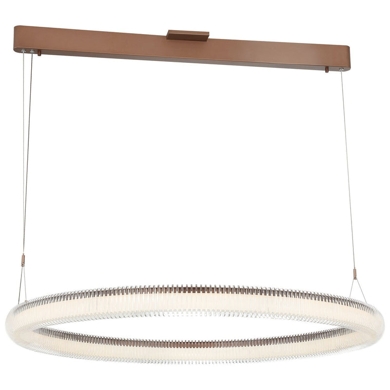 George Kovacs - P8173-670-L - LED Pendant - Roulette - Satin Bronze
