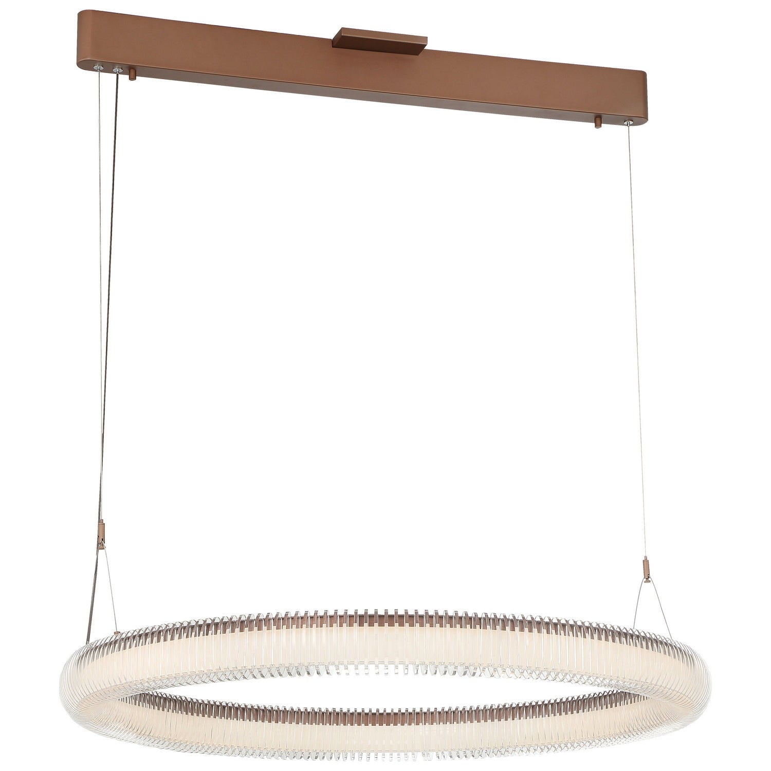 George Kovacs - P8174-670-L - LED Pendant - Roulette - Satin Bronze
