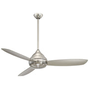 Minka Aire - F477L-BNW - 58"Ceiling Fan - Concept L Wet 58" Led - Brushed Nickel Wet