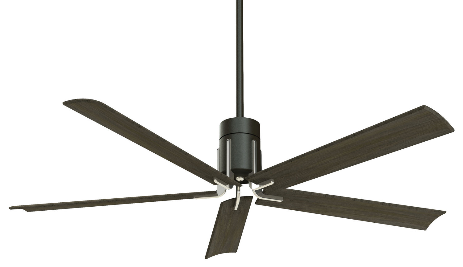 Minka Aire - F684L-MBK/BN - 60"Ceiling Fan - Clean - Matte Black w/Brushed Nickel