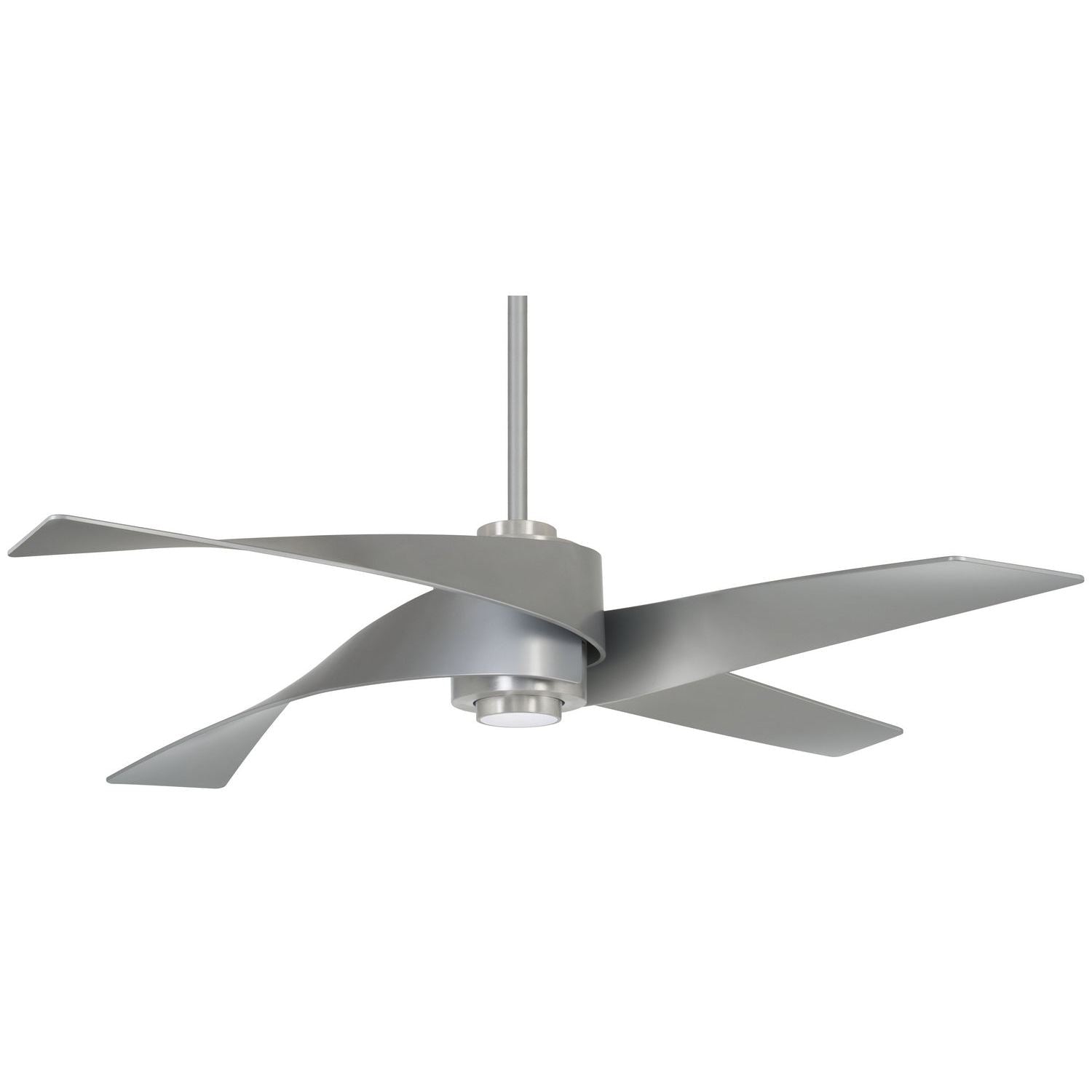 Minka Aire - F903L-BN/SL - 64"Ceiling Fan - Artemis IV - Brushed Nickel With Silver Blades