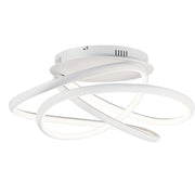 ET2 - E30640-MW - LED Flush Mount - Twisted - Matte White