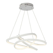 ET2 - E30644-MW - LED Pendant - Twisted - Matte White