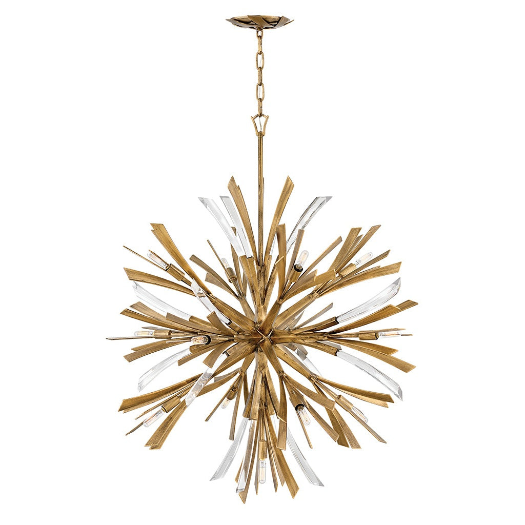 Fredrick Ramond - FR40905BNG - LED Chandelier - Vida - Burnished Gold