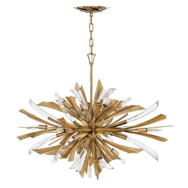 Fredrick Ramond - FR40906BNG - LED Pendant - Vida - Burnished Gold