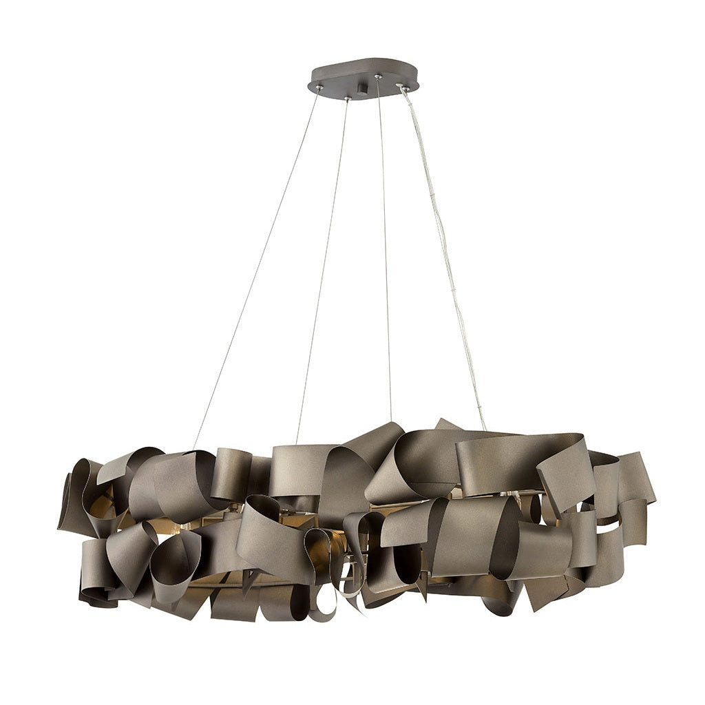 Fredrick Ramond - FR48605MMB - LED Linear Chandelier - Delfina - Metallic Matte Bronze