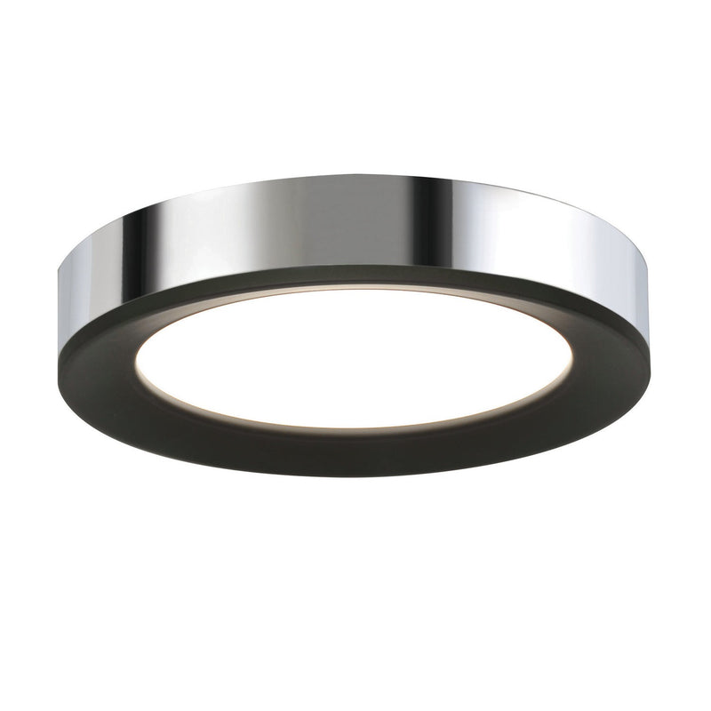 AFX Lighting - AAF121400L30D1BKPC - LED Flush Mount - Alta - Black and Polished Chrome