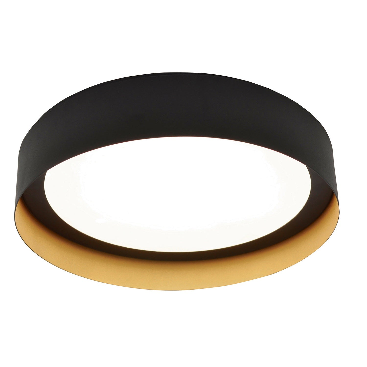 AFX Lighting - RVF121400L30D1BKGD - LED Flush Mount - Reveal - Black and Gold
