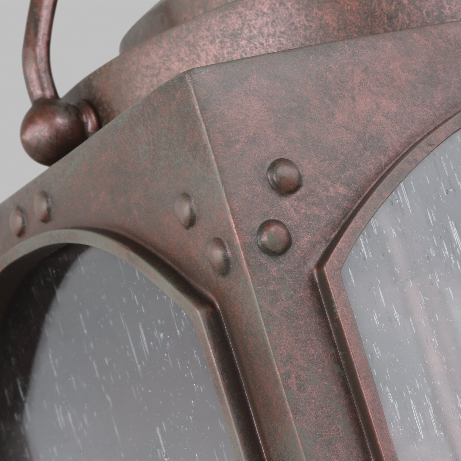 Generation Lighting - OL14372CO - Three Light Outdoor Wall Lantern - Randhurst - Copper Oxide