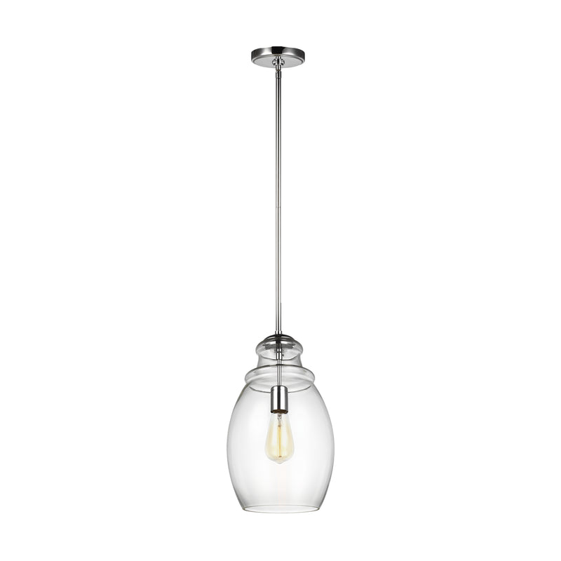 Generation Lighting - P1484CH - One Light Pendant - Marino - Chrome