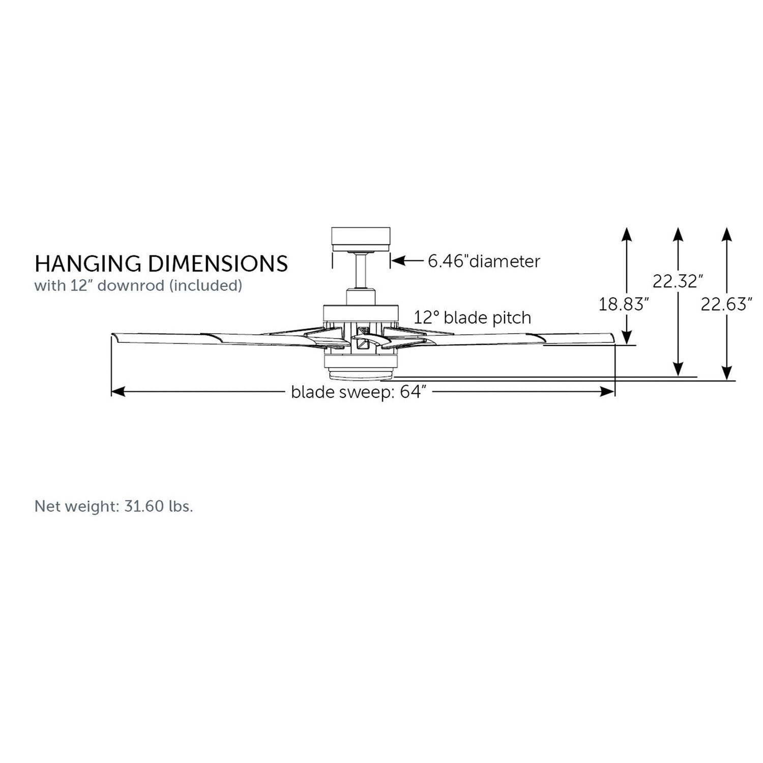 Fanimation - MAD8152BNW - Motor - Odyn Custom - Brushed Nickel