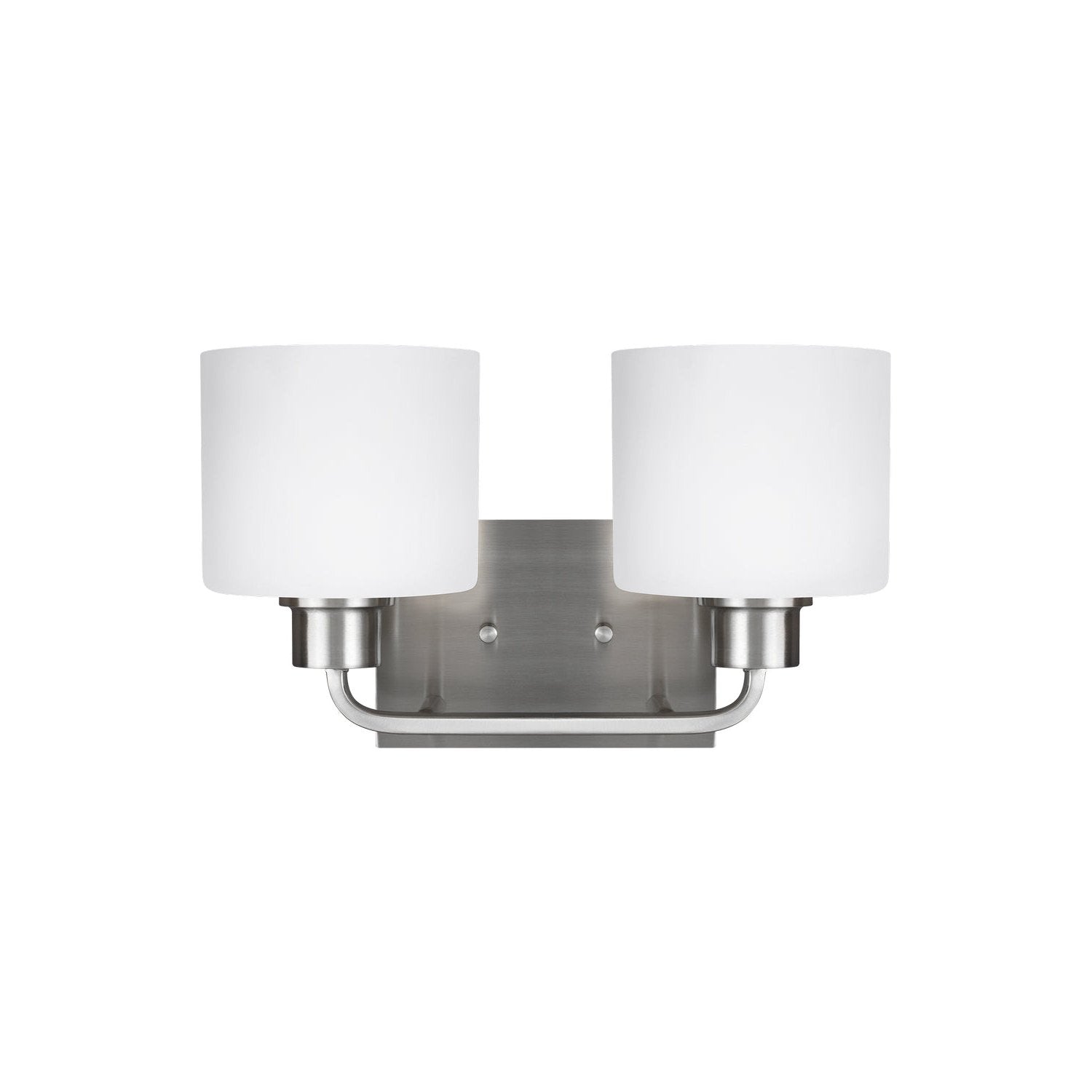 Generation Lighting - 4428802-962 - Two Light Wall / Bath - Canfield - Brushed Nickel