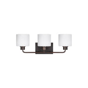 Generation Lighting - 4428803-710 - Three Light Wall / Bath - Canfield - Bronze