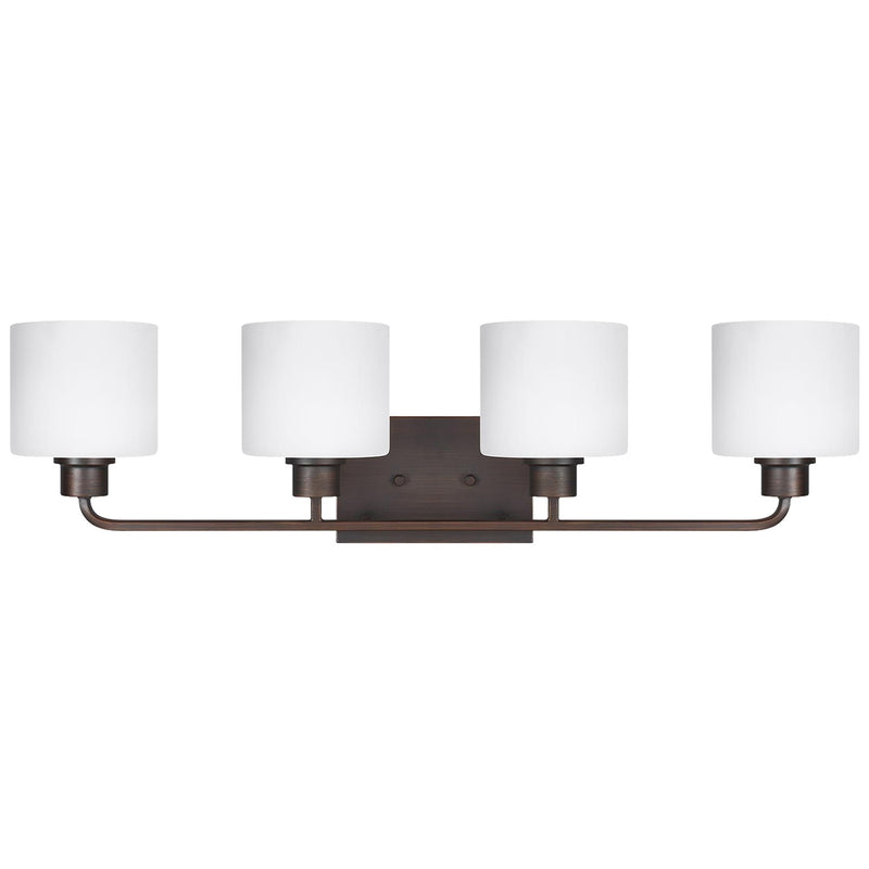Generation Lighting - 4428804EN3-710 - Four Light Wall / Bath - Canfield - Bronze