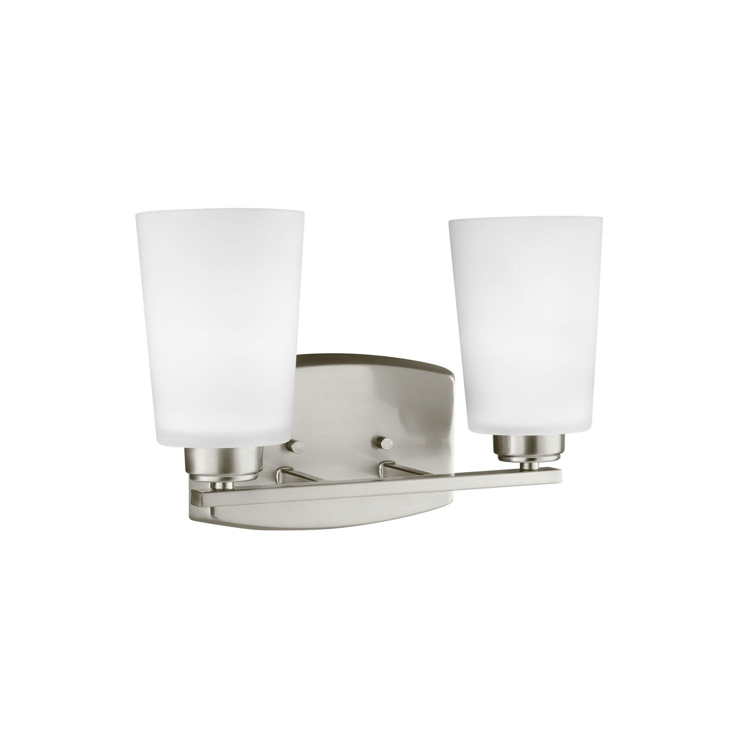 Generation Lighting - 4428902EN3-962 - Two Light Wall / Bath - Franport - Brushed Nickel