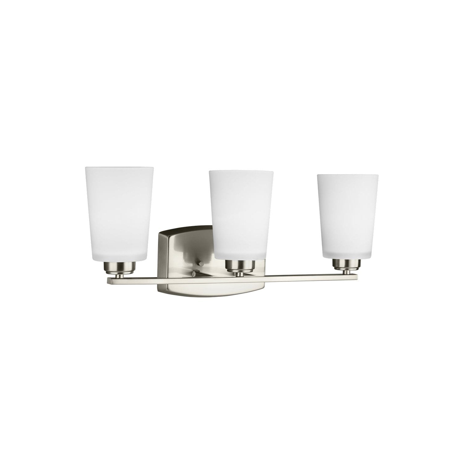 Generation Lighting - 4428903EN3-962 - Three Light Wall / Bath - Franport - Brushed Nickel